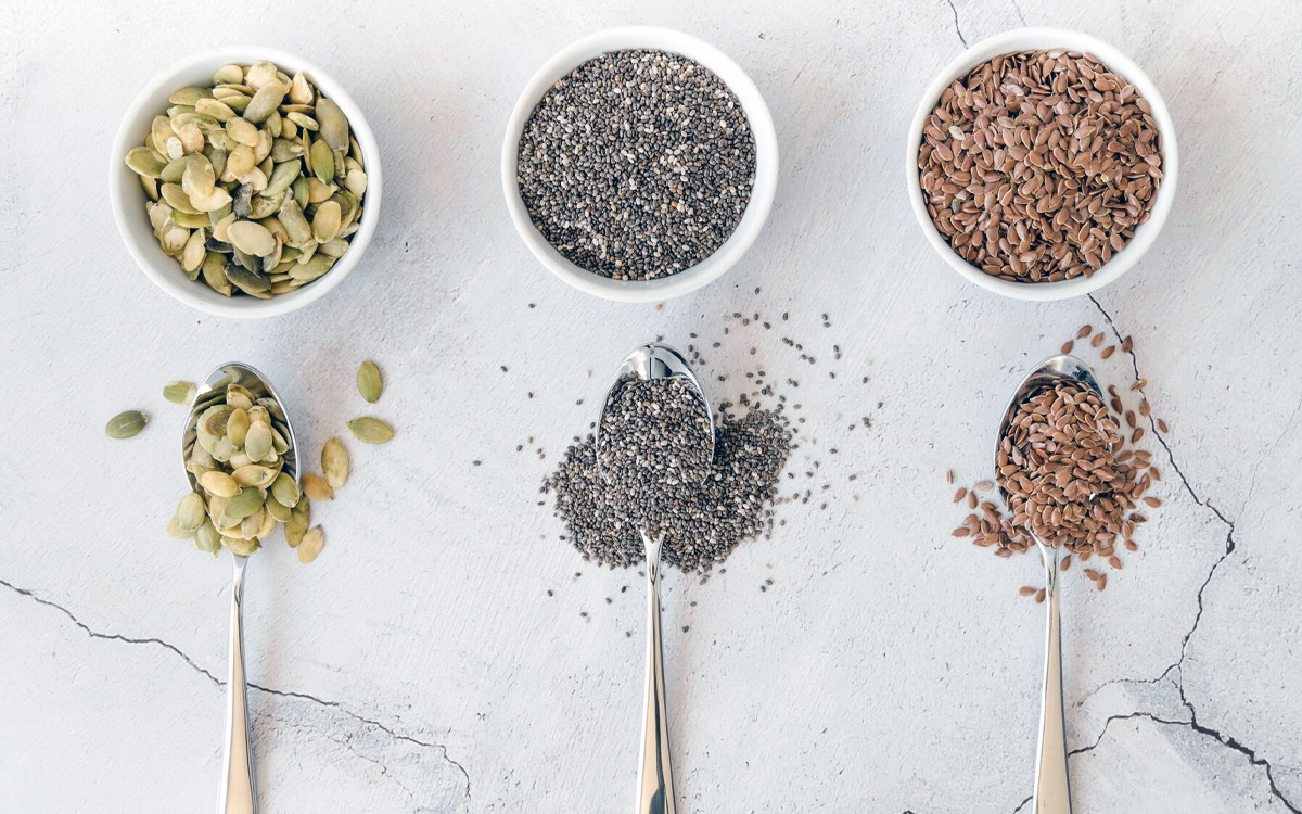 chia, flax, sunflower, pumpkin, and hemp seeds can enhance energy, recovery, and endurance