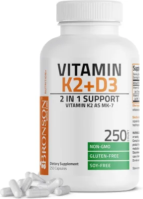 Bronson Vitamin D3 K2 Tablets