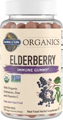 Garden of Life mykind Organics Elderberry Gummies