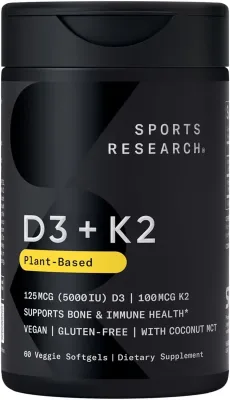 Sports Research D3+K2 Softgels